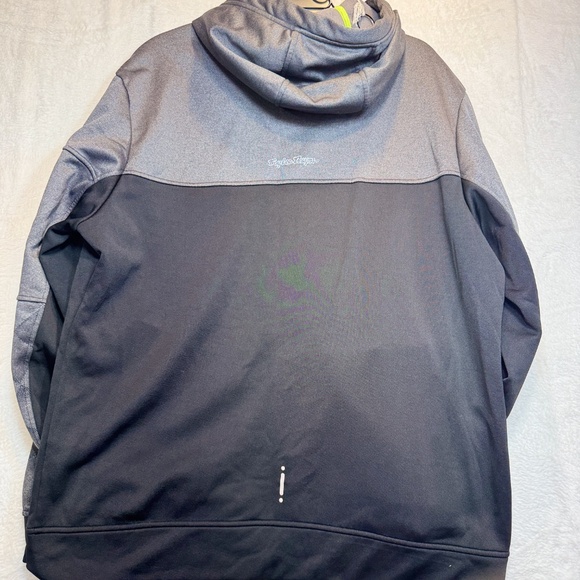 Troy Lee Designs Jacket Mens Size XL Black Gray Performance Full Zip Hoodie - Picture 9 of 10